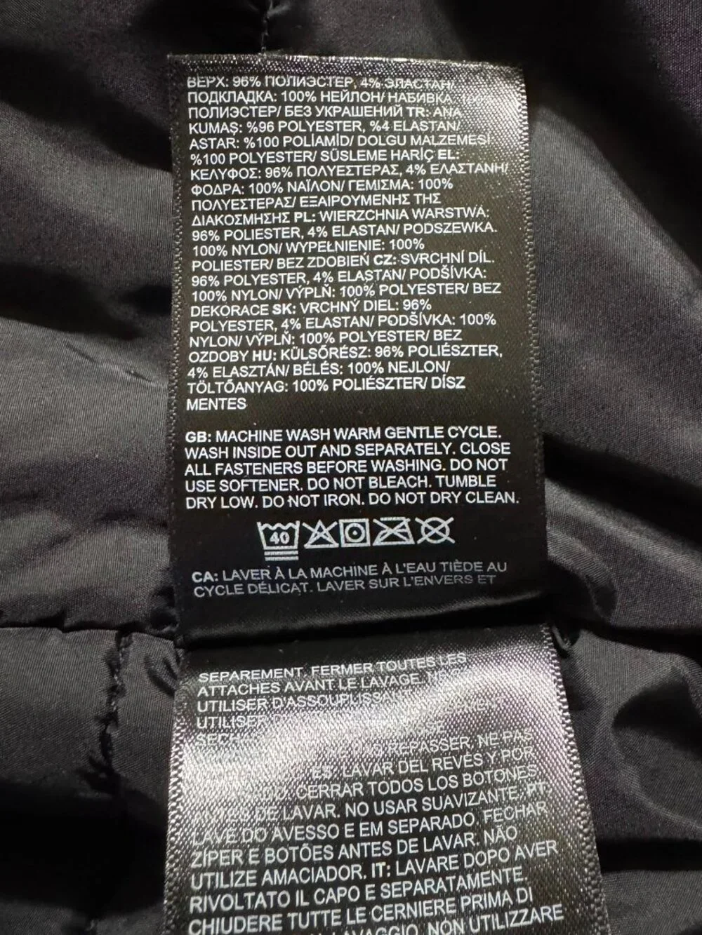 The North Face Apex Elevation Jacket Mens Medium Black Full Zip Hooded Insulated